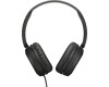 Casti JVC HA-S31M-B-EX, Cu Fir, On-Ear, microfon, negru
