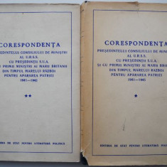 Corespondenta presedintelui Consiliului de Ministri al U.R.S.S. Cu presedintii S.U.A. Si cu primii ministrii ai Marii Britanii din timpul Marelui Razb