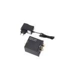 Adaptor Convertor audio ANALOG intrare 2xRCA la DIGITAL iesire TOSLINK cu alimentator 1A