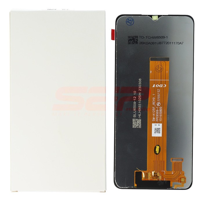 LCD+Touchscreen Samsung Galaxy A12 / A125 BLACK ORIGINAL REFURBISHED