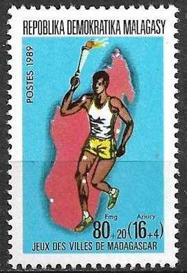 B2839 - Madagascar 1989 - Sport neuzat,perfecta stare