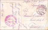 HST CP42 Carte postala austro-ungară Feldpost 647 IR 61 Timișoara 1918, Circulata, Printata