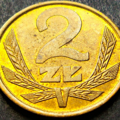 Moneda 2 ZLOTI - POLONIA, anul 1981 *cod 2906 B = A.UNC