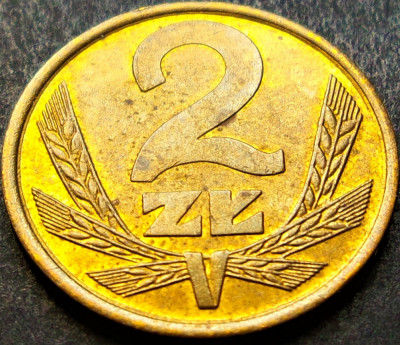 Moneda 2 ZLOTI - POLONIA, anul 1981 *cod 2906 B = A.UNC foto