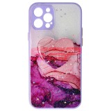 Husa Marmura iPhone 12 Pro, TPU, Design Premium