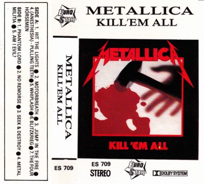 Casetă audio Metallica &amp;lrm;&amp;ndash; Kill &amp;#039;Em All foto