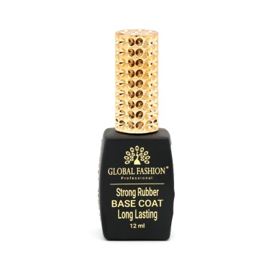 Base Coat Strong Long Lasting, bază cauciucată pentru unghii, transparentă, 12ml foto