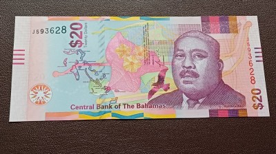 Bahamas -20 Dollars 2018-UNC foto
