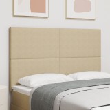 VidaXL Tăblie de pat design simplu, gri verde deschis, 140 cm, raiat