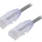 Patch Cord UTP Cat6 0.5m Gri