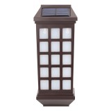 Lampa solara led tip felinar pentru perete flippy, 23 x 9 cm, 1.2v, abs, 600mah, rezistent la apa, alb cald