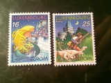 Serie Luxemburg Europa CEPT 1997 Basme , 2 valori, Nestampilat