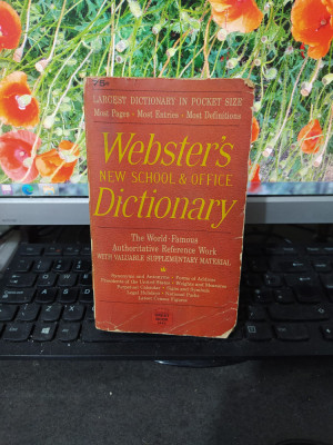 Webster&amp;#039;s new school &amp;amp; office dictionary, Crest Book, New York, 1964, 173 foto