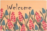 Covoras de intrare MagicHome Welcome floral, plastic/latex, 40x60 cm