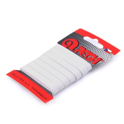 Elastic simplu plat, latime 7.9 mm, lungime 5 m, Alb foto