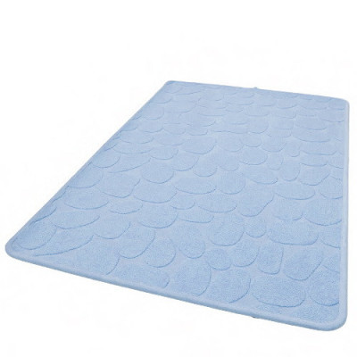 Set de 2 covorase pentru baie, bumbac 100%, Stone Blue foto