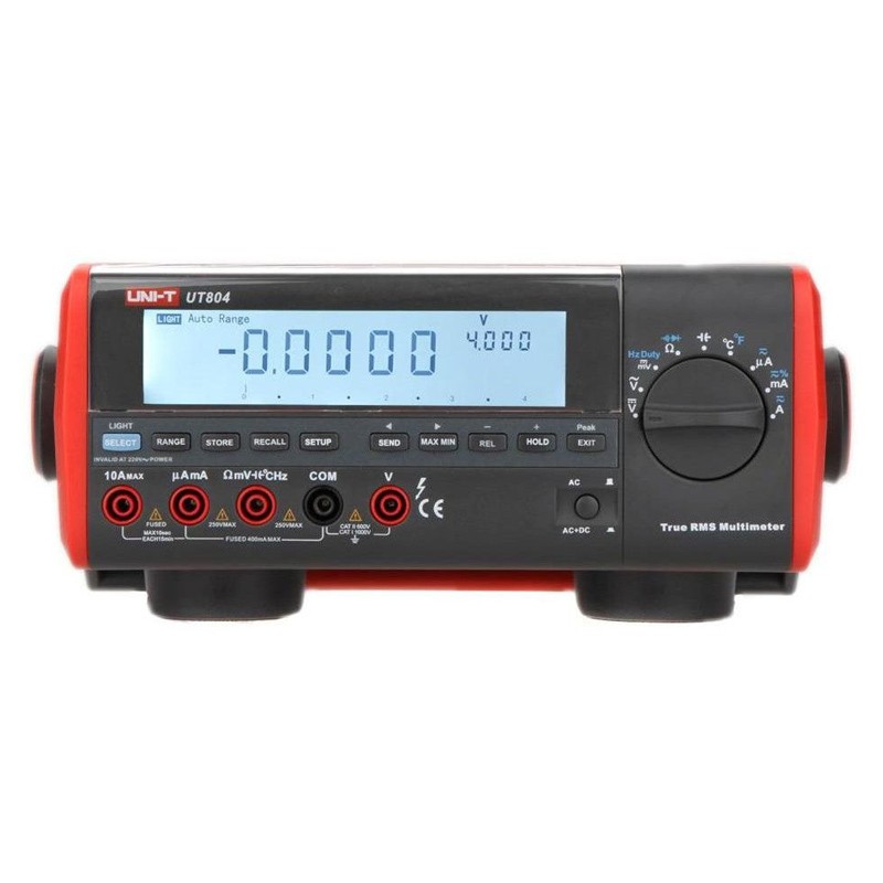 Multimetru digital de laborator Uni-T UT804 UNI-T, interfata USB/RS-232 ...