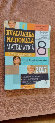 EVALUAREA NATIONALA MATEMATICA CONSOLIDARE CLASA A VIII A IUREA SERDEAN foto