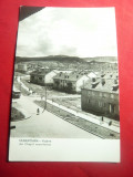 Ilustrata - Hunedoara - Vedere din orasul muncitoresc , circulat 1961, Circulata, Fotografie