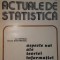 Probleme actuale de statistica- Ion Petrica, Vasile Stefanescu