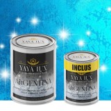 Vopsea Decorativă de Lux Argentina &ndash; Albastru | Pachet 3L (2L + 1L), Efect 3D Stelat-Toro Decor