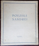 SANDRA VULCANESCU:POEZIILE SANDREI/1942/DESENE LENA CONSTANTE/TIRAJ 200/AUTOGRAF