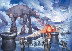 Puzzle 1000 piese - Thomas Kinkade - Star Wars - The Battle of Hoth | Schmidt