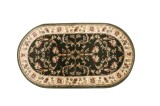 Covor Clasic, Lotos 523, Verde, Oval, Diverse Dimensiuni - 50x80 cm
