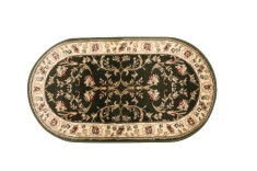 Covor Clasic, Lotos 523, Verde, Oval, Diverse Dimensiuni - 120x170 cm