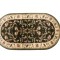 Covor Clasic, Lotos 523, Verde, Oval, Diverse Dimensiuni - 80x150 cm