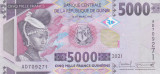 Bancnota Guineea 5.000 Franci 2021 - P49c UNC