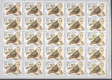Russia USSR 1979 Birds, 4 full sheets, MNH S.242