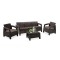 Set mobilier de grădină Corfu set II max maro