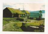 FA45-Carte Postala- INSULELE FEROE - Kirkjubour, circulata 1996, Fotografie