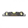 Stanley 0-43-609 Nivela magnetica Fatmax Torpedo, aluminiu, 250 mm, 3 fiole - 3253560436094