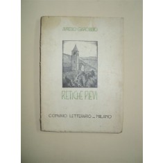 RETICHE PIEVI, AURELIO GAROBBIO, MILANO, 1936