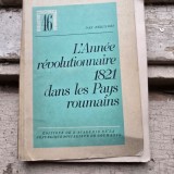 Dan Berindei - LAnnee Revolutionnaire 1821 dans les Pays Roumains cu dedicatia autorului
