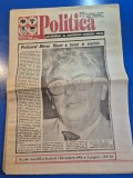 ziarul politica 3 decembrie 1994 - moartea profesurului mircea musat