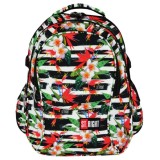 Ghiozdan cu 4 compartimente, St Majewski, St Right, Tropical Stripes