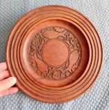 Farfurie lemn decorativa