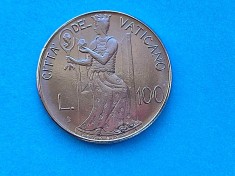 100 Lire 1980 Vatican-AUNC++Rar