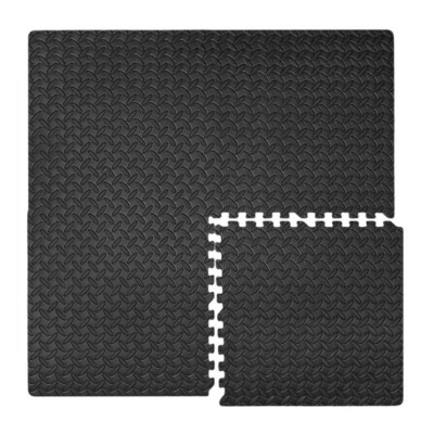 Mocheta tip puzzle pentru podea, suprafata 1.48 m patrati, negru, 4 buc foto