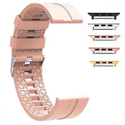Curea din silicon compatibila cu Apple Watch 9|8|7|6|5|4|3|2|1 Series, 49mm|45mm|44mm|42mm, Levender Pink foto