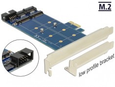 PCI Express cu 2 x M.2 SATA, Delock 89374