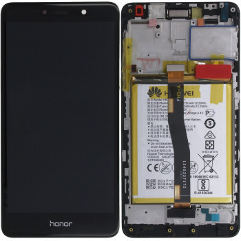 Huawei Honor 6X (BLN-L21) Capac frontal al modulului de afișare + LCD + digitizer + baterie gri 02351BNB foto
