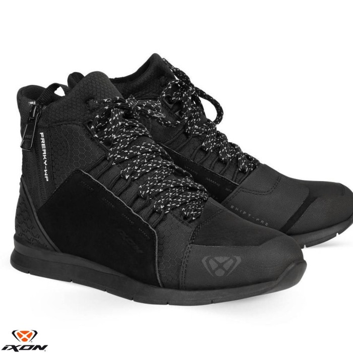 Ghete pentru scuter - motocicleta Urban barbati All Season Ixon model Freaky WP MS culoare: negru (100% waterproof) 42