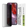 Techsuit - 111D Privacy Full&nbsp;Glue - Google Pixel 9a - Black