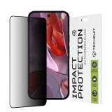 Techsuit - 111D Privacy Full&nbsp;Glue - Google Pixel 9a - Black