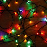 Instalatie luminoasa pentru interior, 50 LED-uri, lungime ghirlanda 4 m, diverse culori - Alb rece, Home