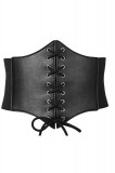 Corset elastic vintage, Halloween, marime M, negru